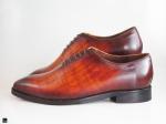 Patina finished scratch checks Tan - 4
