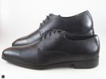 Derby office plain black shoes - 5
