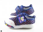 Dotted combo of blue and pink shoes with stylish design - 2