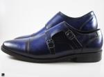 Stylish sky blue mens formal Shoe with double monk for wedding and other occasions - 4