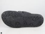 Slide black slippers with no toe ring - 3