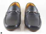 Styling black softy loafer with buckle - 3