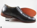 Stylish men's formal shoe for brogue with flower model - 3