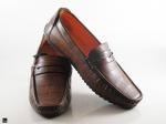 Brown checks loafer - 5