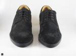 Stylish mens formal shoe for plain suade mesh print - 2