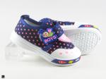 Dotted combo of blue and pink shoes with stylish design - 4