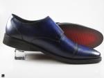 Stylish sky blue mens formal Shoe with double monk for wedding and other occasions - 3
