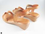 Stylish  heel Sandal for ladies in Tan - 2