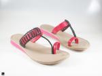 Leather casual wears for women in light brown - 1