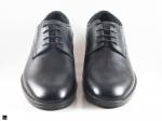 Simple black lace-up elegant office formals - 3
