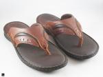 Brown leather slippers - 2