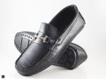 Rich Black buckled driving shoes - 1