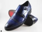 Stylish sky blue mens formal Shoe with double monk for wedding and other occasions - 5