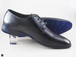 Black simple plain office shoes - 2