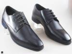 Black simple plain office shoes - 3