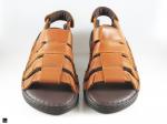 Comfortable slippers in Tan - 4